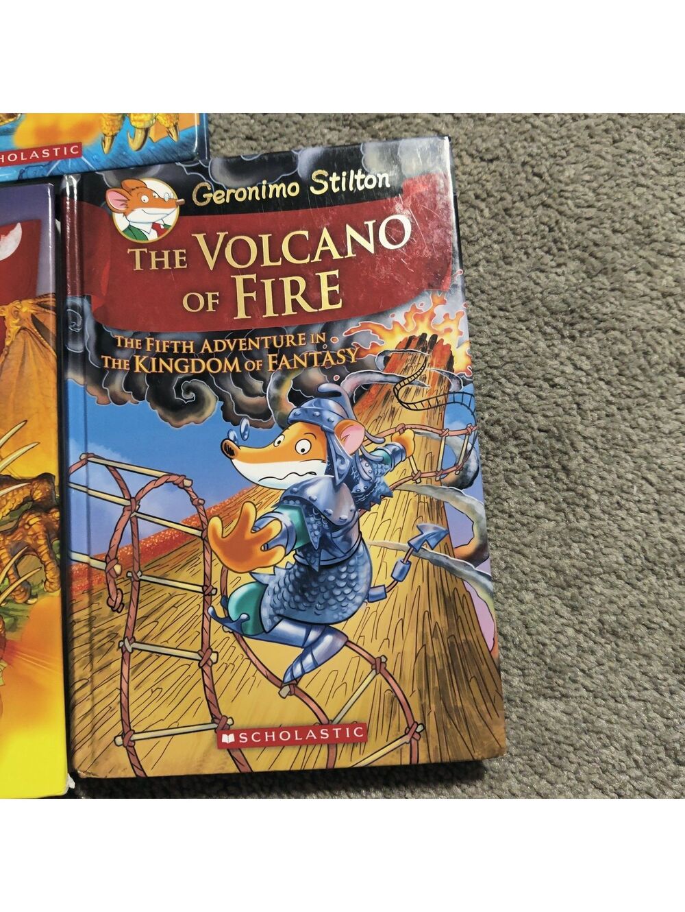 Geronimo Stilton Kingdom of Fantasy 5 Book Hardcover Lot Scholastic Books 1-5 - Picture 6 of 6
